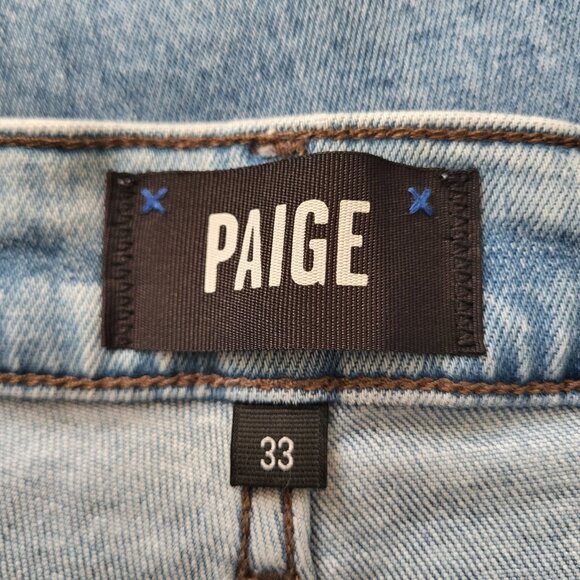 Paige Lennox Vintage Slim Fit Jeans in Ogden Wash Men's Size 33 - Picture 6 of 8